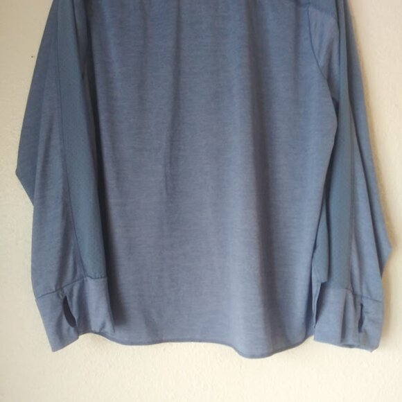 Avia women's size XXXL (22) long sleeve blue shirt - Picture 6 of 13